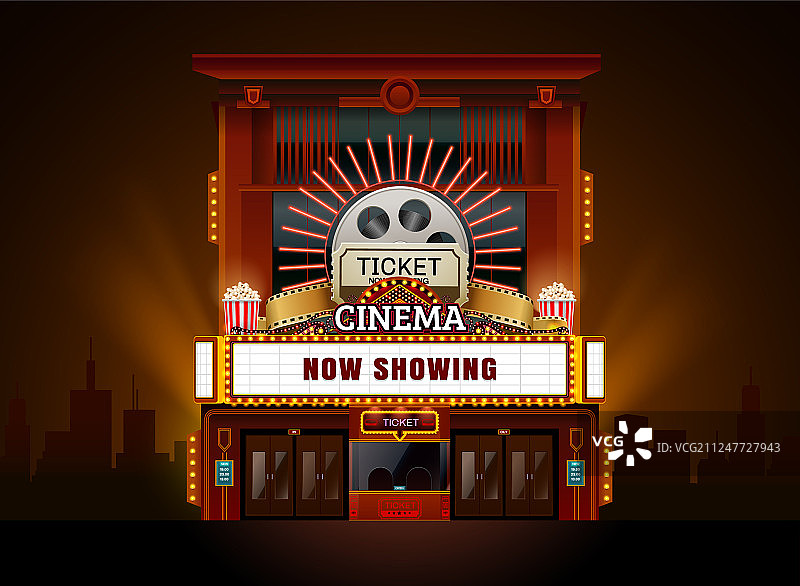 剧院电影院建筑图片素材