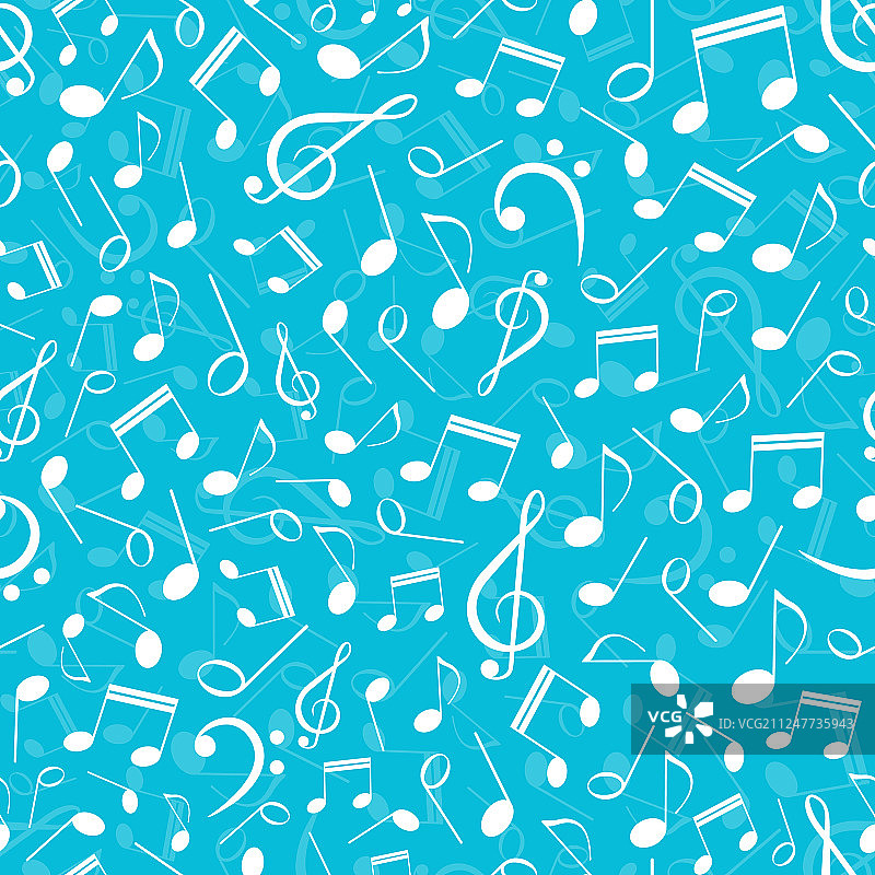 带音符的音乐无缝图案图片素材
