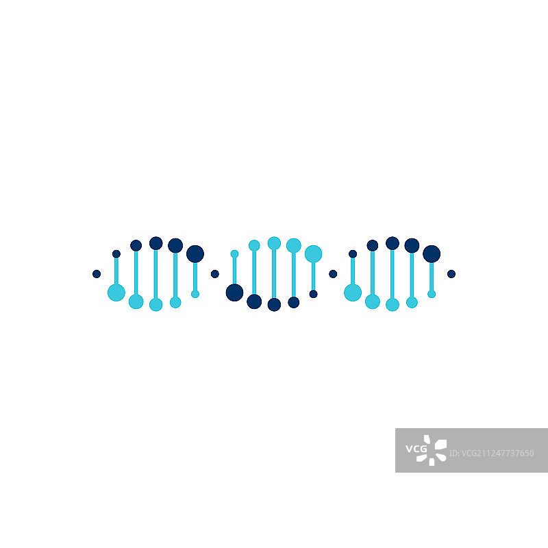 DNA螺旋链标志元素图片素材