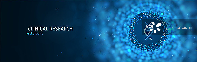科学或医学研究蓝色背景图片素材