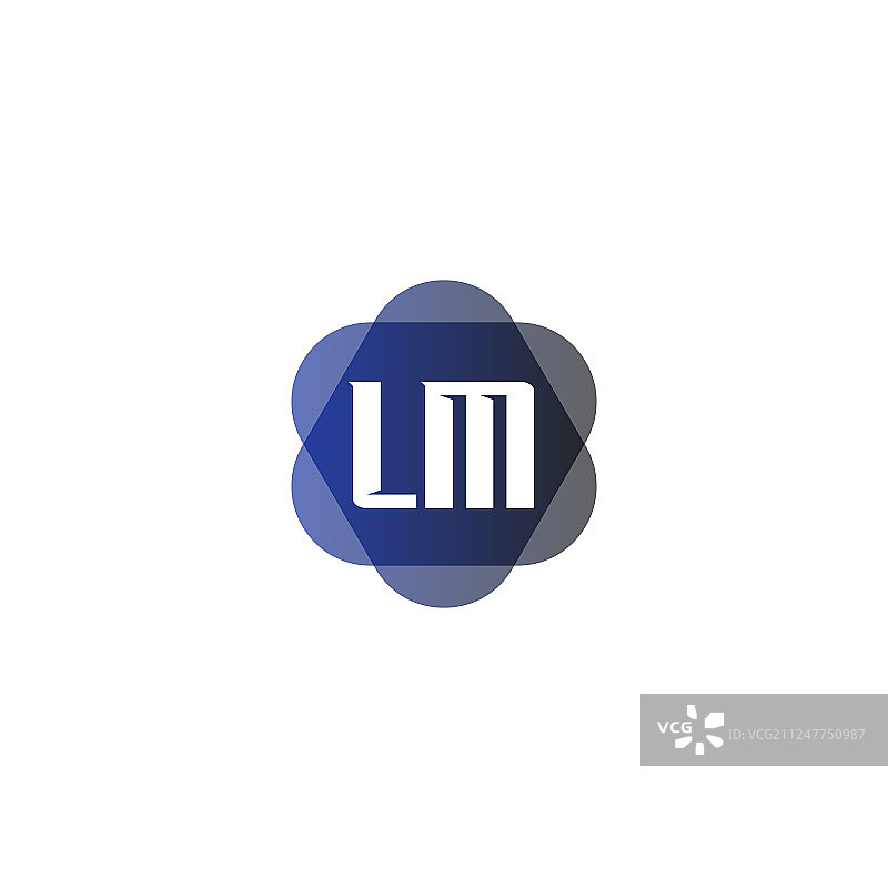 首字母LM模板设计Logo图片素材