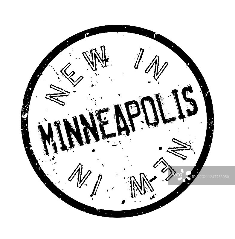 明尼阿波利斯新印章图片素材
