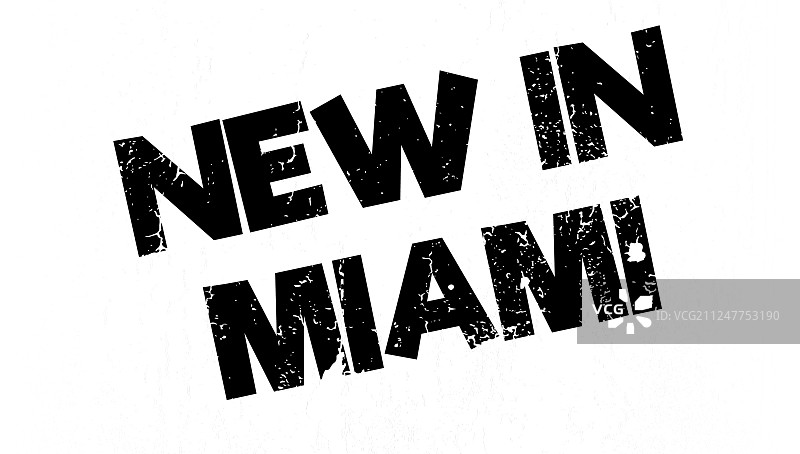 迈阿密新到橡皮图章图片素材