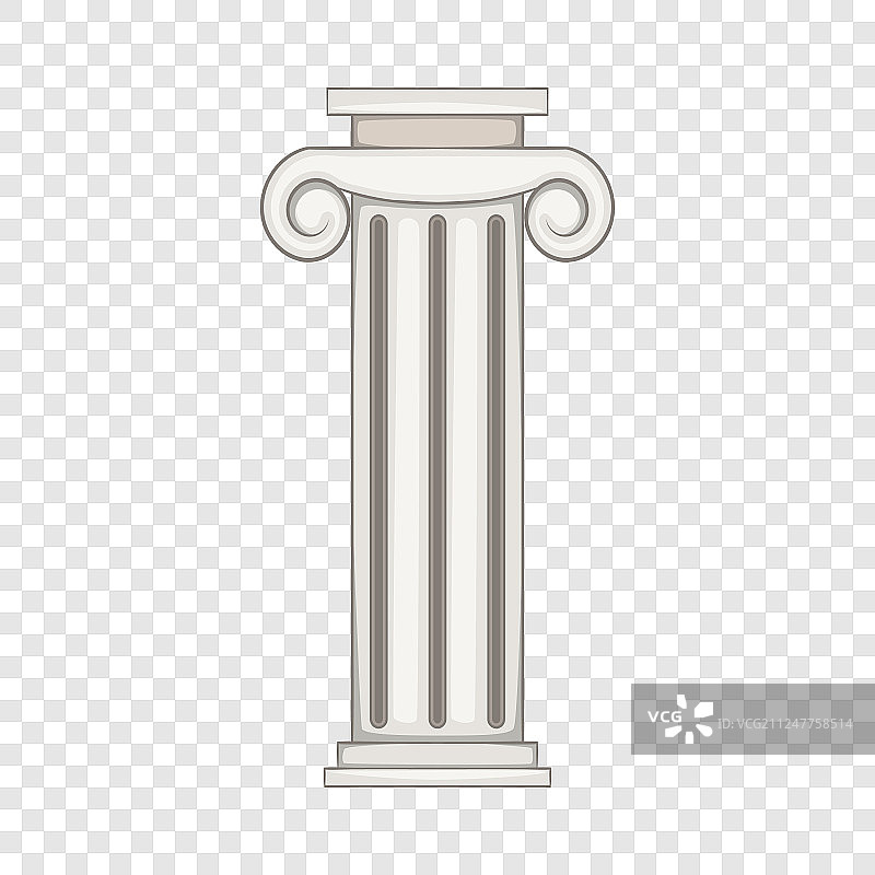 柱子图标卡通风格图片素材