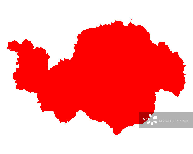 下巴伐利亚地图图片素材