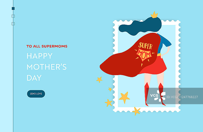 母亲节特惠banner超级妈妈图片素材