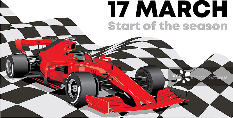 冲过终点线的赛车图片素材