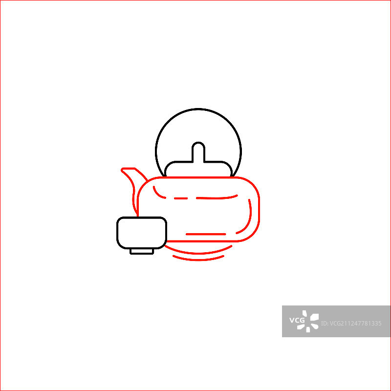 亚洲日本料理图标和标志图片素材