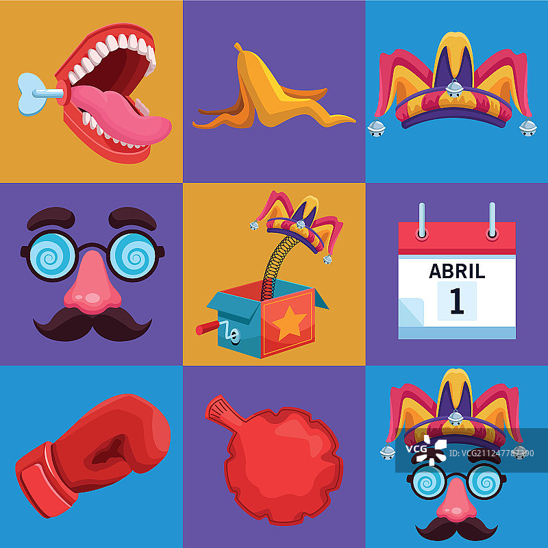 愚人节玩笑合集图片素材