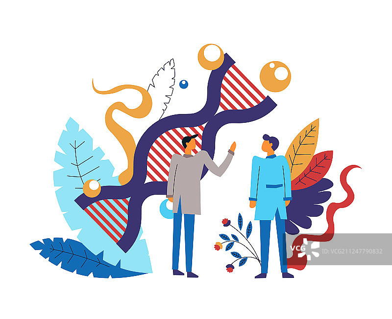 聪明的头脑在进行科学活动和研究图片素材