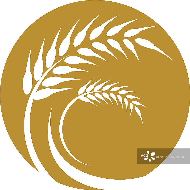 小麦图标图片素材