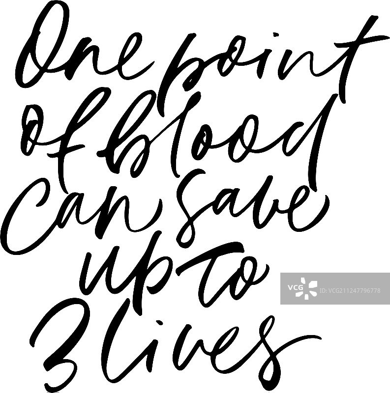 一滴血可挽救3条生命图片素材