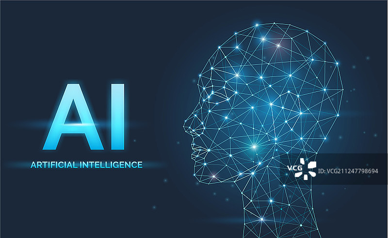 人工智能概念神经图片素材