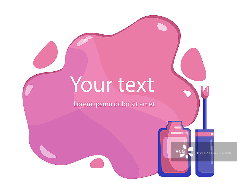 海报banner宣传单甲油模板图片素材