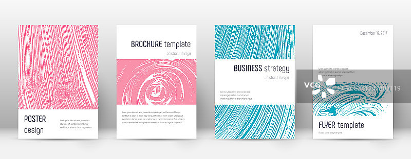 封面页设计模板简约的小册子图片素材