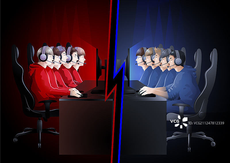 电子竞技队伍图片素材