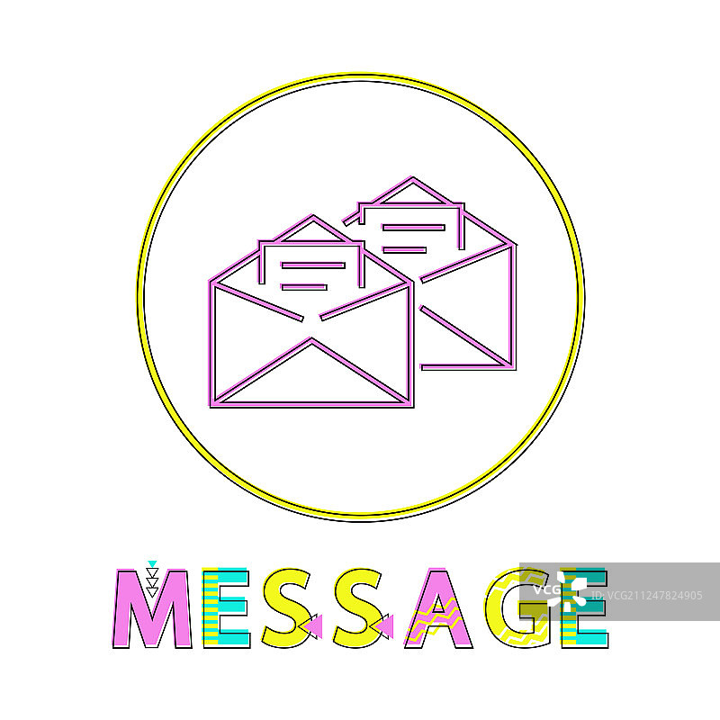 信封中的消息邮件图片素材