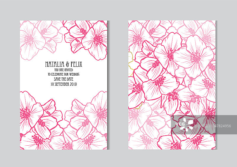 花牌组图片素材