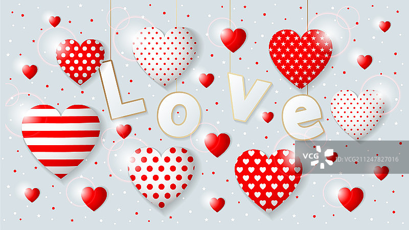 情人节爱心边框图片素材