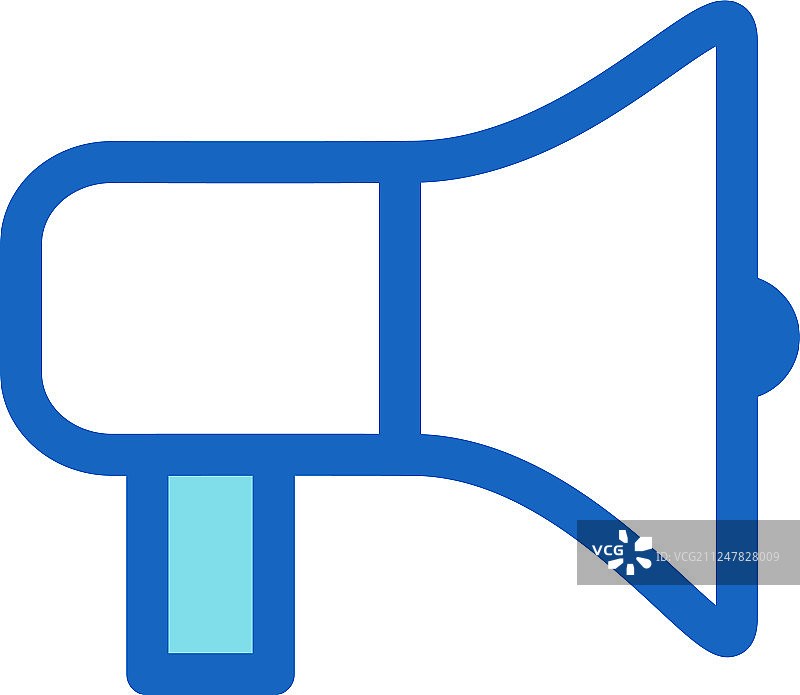 商业推广喇叭线性图标图片素材