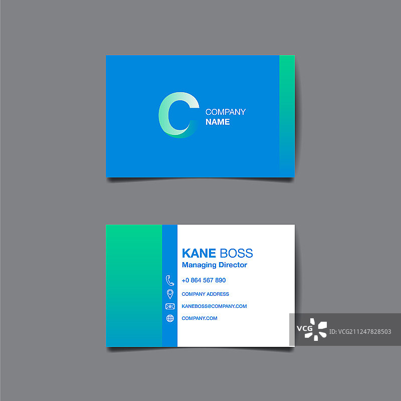 商务名片背景图片素材