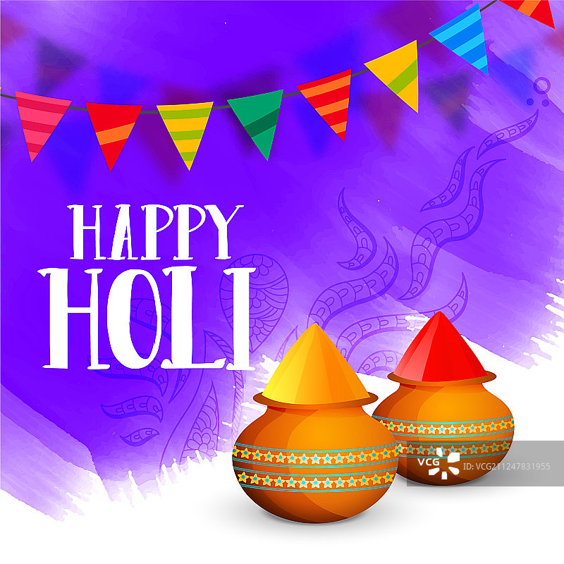 快乐胡里节庆贺背景图片素材