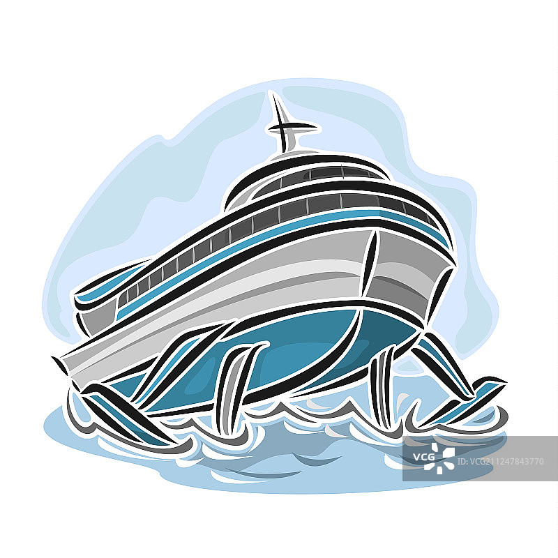 水翼船图片素材