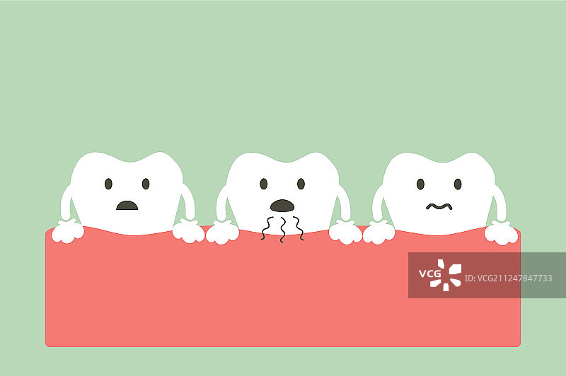 有口臭的牙齿图片素材