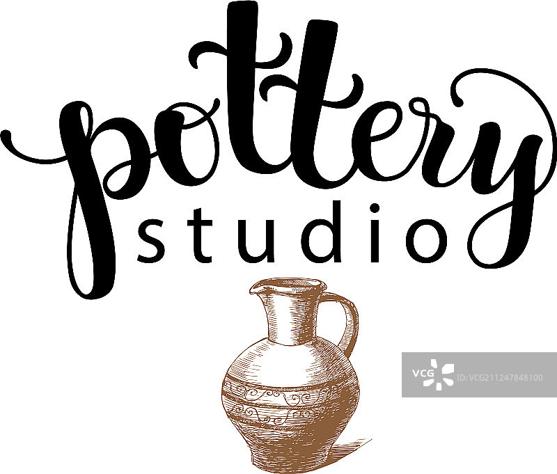 陶艺工作室标志图片素材