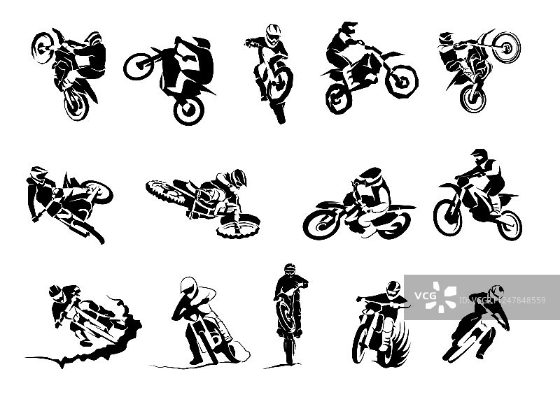 极限摩托车合集图片素材