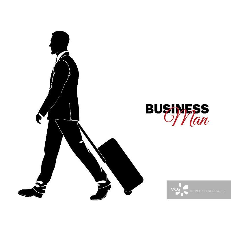 身穿商务套装的男商人经理图片素材