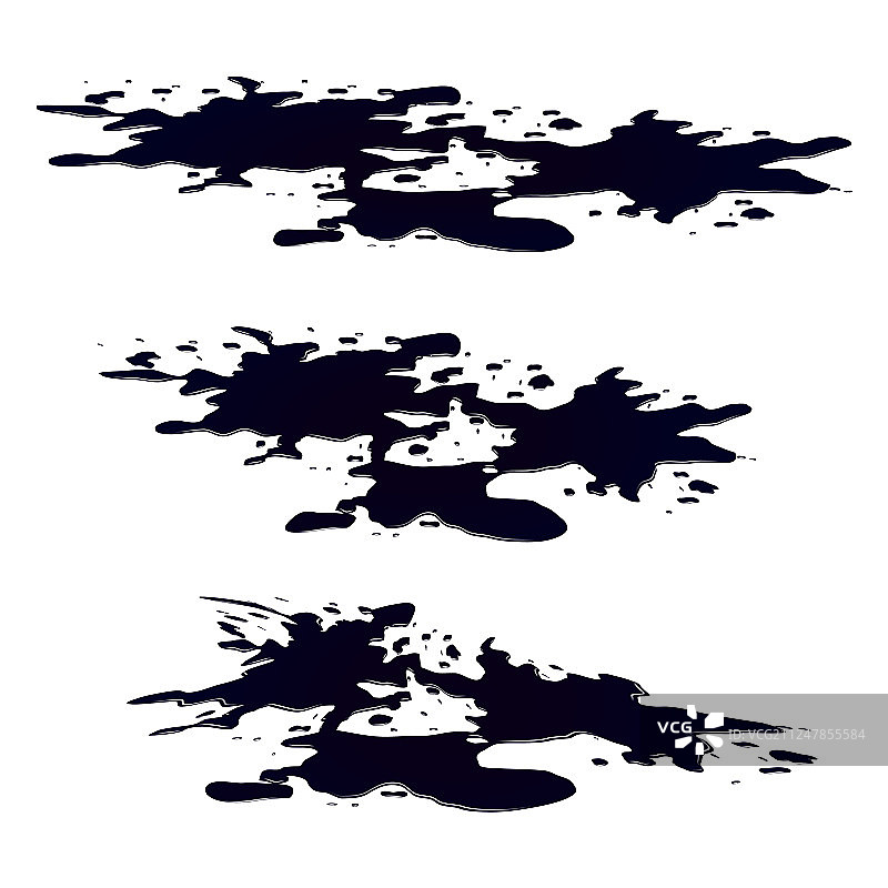 油污水坑剪贴画图片素材