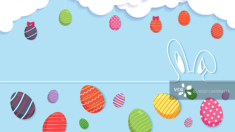 彩蛋复活节背景图片素材
