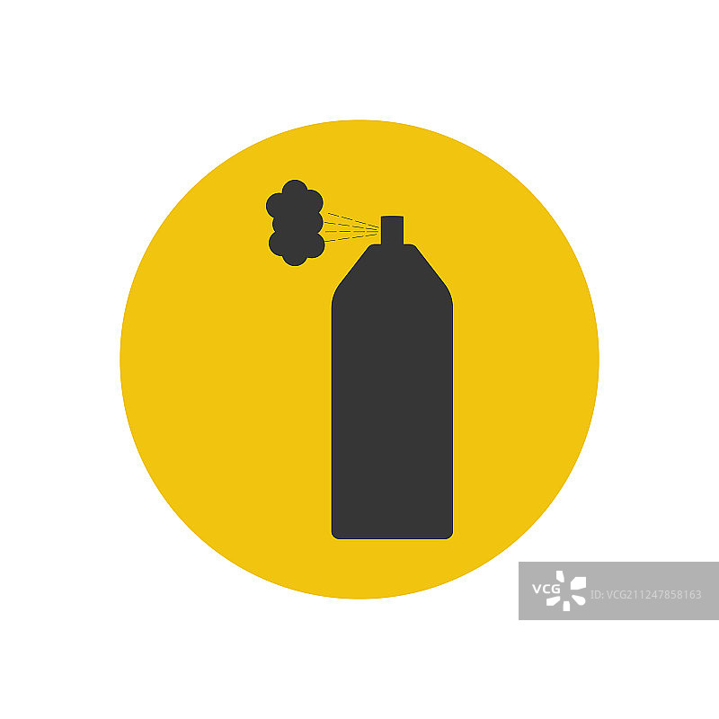 喷漆罐轮廓图片素材