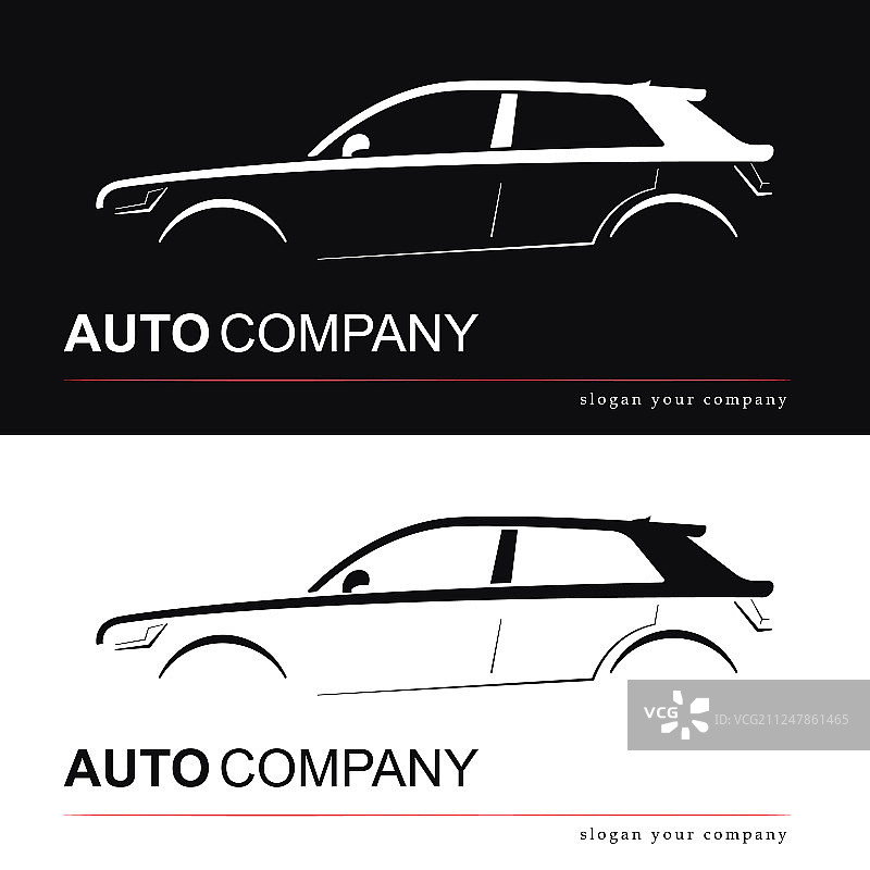 汽车轮廓设计图片素材