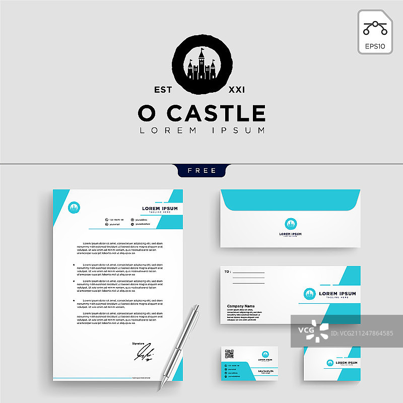 城堡Logo模板图片素材