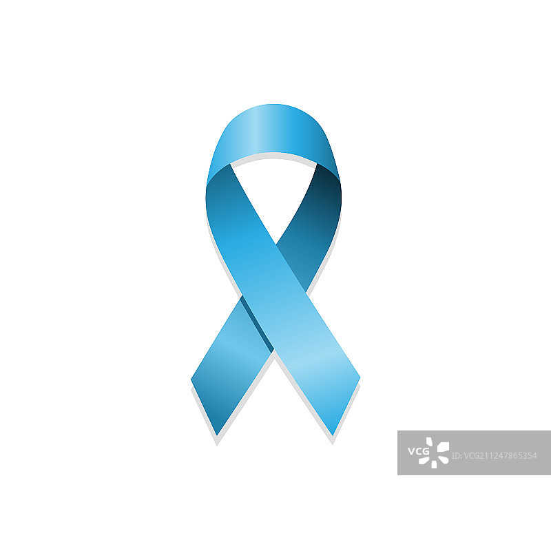 蓝色丝带世界自闭症日图片素材