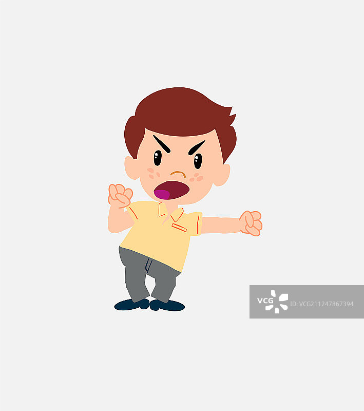 穿着时尚休闲装的男商人图片素材