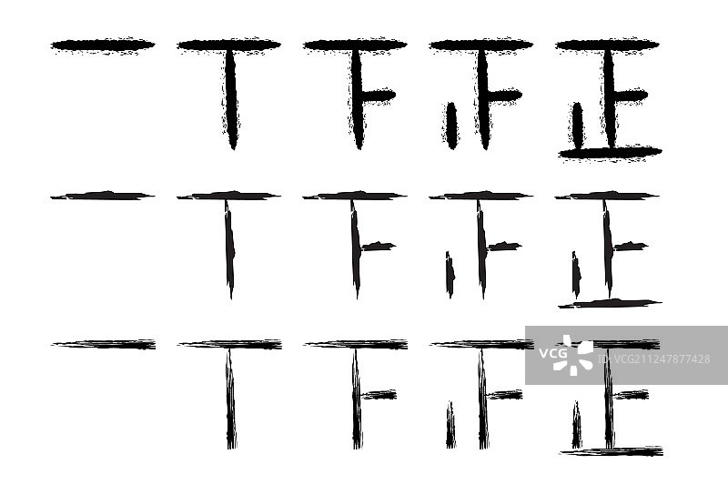 手绘计数标记图片素材