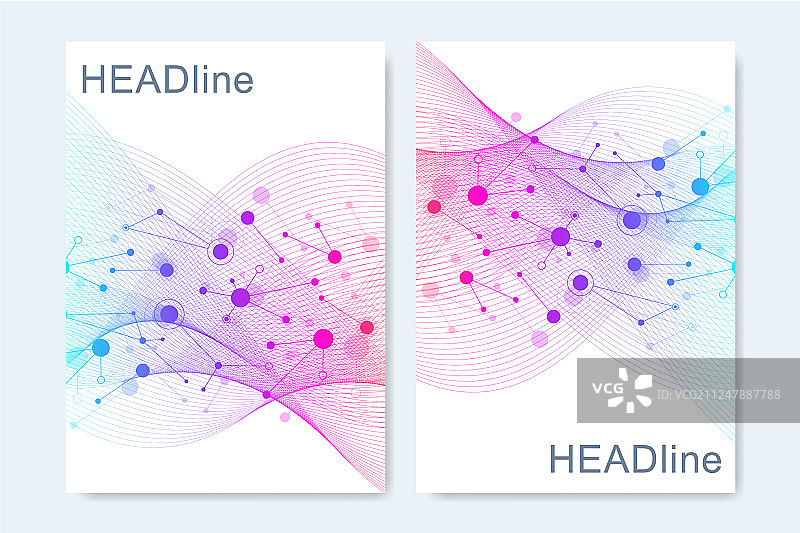 现代科技报告模板图片素材