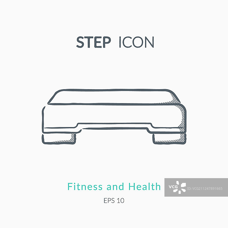 白色背景上的台阶图标图片素材