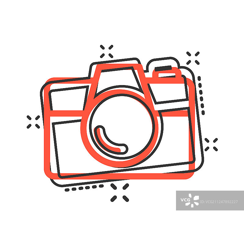漫画风格相机图标图片素材