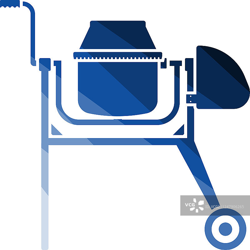 混凝土搅拌机图标图片素材