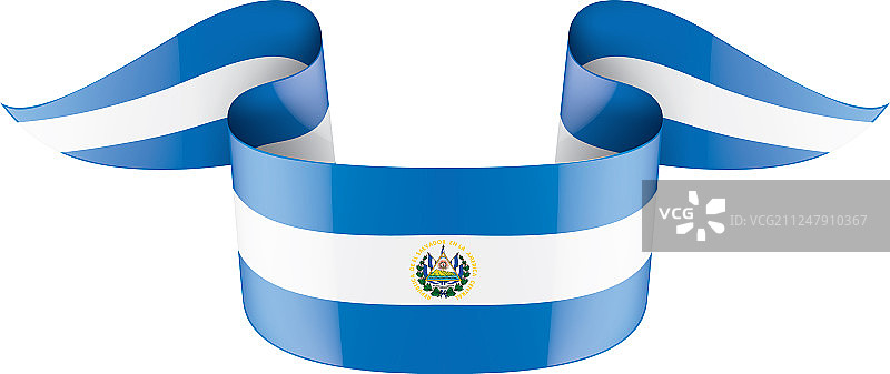 萨尔瓦多国旗上有白色图片素材