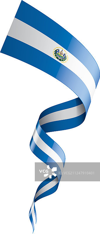 萨尔瓦多国旗上有白色图片素材