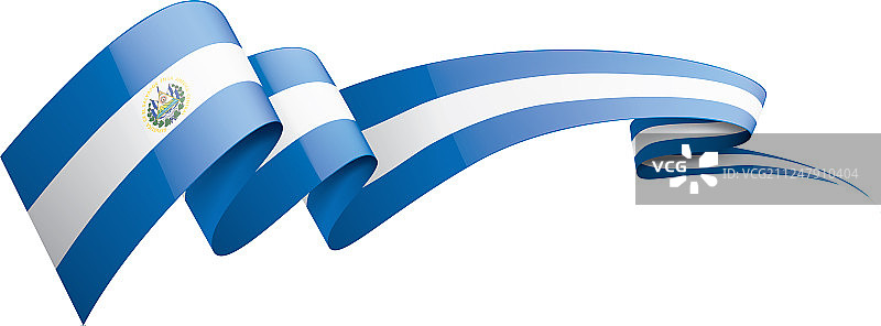 萨尔瓦多国旗上有白色图片素材