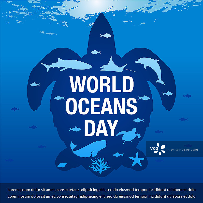 世界海洋日banner图片素材