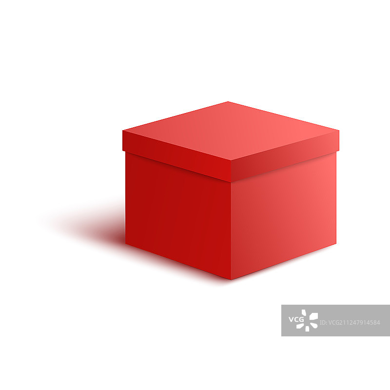 红色纸盒特写图片素材