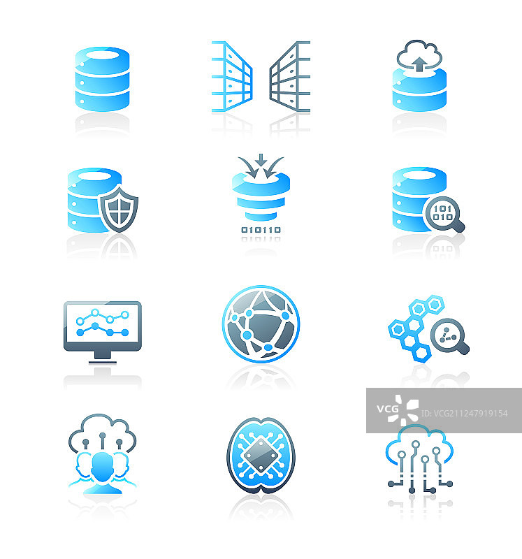 大数据图标——海洋系列图片素材