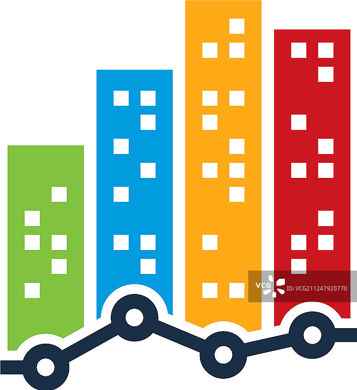 城镇统计标志图标设计图片素材